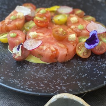 Matiz - Tomato salad - Mediterranean Near Me - Málaga, Massachusetts