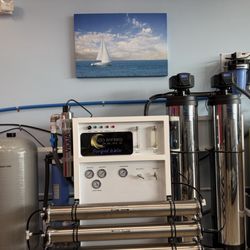 Purification process with stainless steel tanks