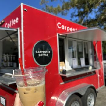 Carpenter Coffee Roasters - Iced latte with brown sugar syrup! SO GOOD - Coffee Roasteries Near Me - Elk Grove, California Carpenter Coffee Roasters - Iced latte with brown sugar syrup! SO GOOD - Coffee Roasteries Near Me - Elk Grove, California