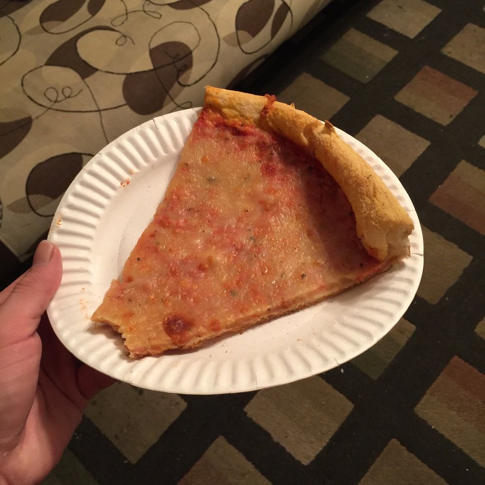 Eating a cold slice hours after almost eating a whole large to myself