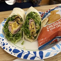 Percy's Place - Chicken Cordon Bleu Wrap special of the day