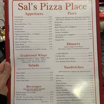 Sal's Pizza Place - Menu - Pizza Near Me - Huntley, Illinois Sal's Pizza Place - Menu - Pizza Near Me - Huntley, Illinois