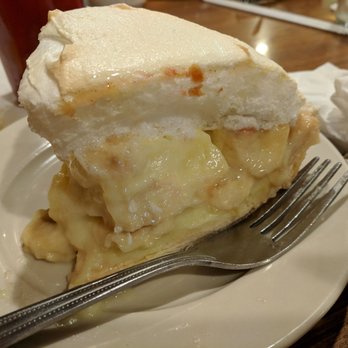 Pie 'n Burger - Banana cream pie with chunk missing overly ripe bananas - Burgers Near Me - Pasadena, California Pie 'n Burger - Banana cream pie with chunk missing overly ripe bananas - Burgers Near Me - Pasadena, California