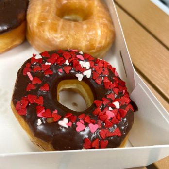 Delightful Donut - YUMM!! Sweet, warm glaze donut and chocolate sprinkles - Donuts Near Me - San Antonio, Texas Delightful Donut - YUMM!! Sweet, warm glaze donut and chocolate sprinkles - Donuts Near Me - San Antonio, Texas
