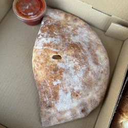 Bovino's Pizzeria - Ham and cheese calzone
