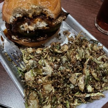 Camino - Southern Chicken sandwich and Brussel sprout side Yum! - Diners Near Me - Milwaukee, Wisconsin Camino - Southern Chicken sandwich and Brussel sprout side Yum! - Diners Near Me - Milwaukee, Wisconsin
