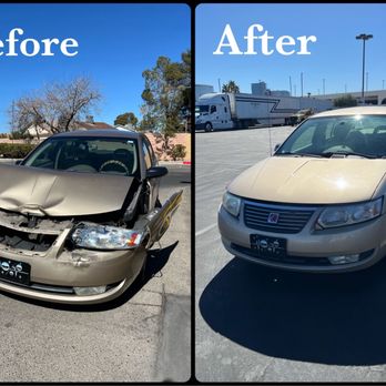 Royal Touch Auto Body - Before and after my car was repaired at Royal Touch Auto Body! - Body Shops Near Me - Las Vegas, Nevada Royal Touch Auto Body - Before and after my car was repaired at Royal Touch Auto Body! - Body Shops Near Me - Las Vegas, Nevada