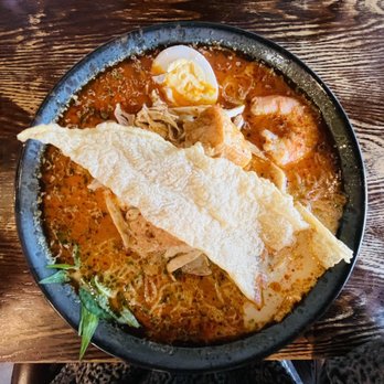 Noodle Station - 8. House Special Curry Laksa Soup - Asian Fusion Near Me - Daly City, California Noodle Station - 8. House Special Curry Laksa Soup - Asian Fusion Near Me - Daly City, California