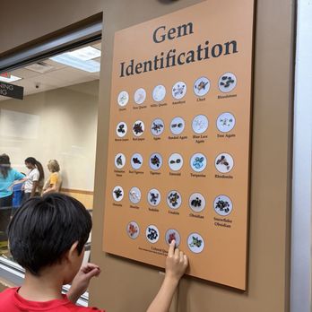 Tellus Science Museum - Identifying the gems- they give you small bag to take your treasures home in - Museums Near Me - Cartersville, Georgia