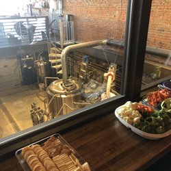 Stone Hollow Brewing Company - Back room looking over the operations.