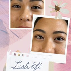 The Wax Room - Lash lift and tint before and after