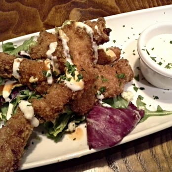 The Filling Station - Deep-fried chicken strips. Nothing special. - American Near Me - Edinburgh, EDH The Filling Station - Deep-fried chicken strips. Nothing special. - American Near Me - Edinburgh, EDH