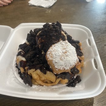 Sticky Icky Funnel Cakes - oreo funnel cake - Juice Bars & Smoothies Near Me - Long Beach, California Sticky Icky Funnel Cakes - oreo funnel cake - Juice Bars & Smoothies Near Me - Long Beach, California