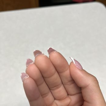 City Nails & Spa - Not properly filed/cleaned/painted - Nail Salons Near Me - Carrollton, Texas