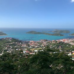Valdemar A Hill Sr Drive Scenic Overlook - Charlotte Amalie and surroundings