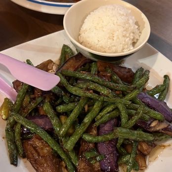 Trendy Dumpling - Eggplant Love Green Bean-so delicious! - Noodles Near Me - Houston, Texas Trendy Dumpling - Eggplant Love Green Bean-so delicious! - Noodles Near Me - Houston, Texas