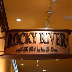 Rocky River Grille - Sign in Hallway leading to dining area