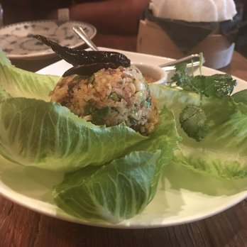 Bida Manda - Crispy Rice Lettuce Wrap - Laotian Near Me - Raleigh, North Carolina