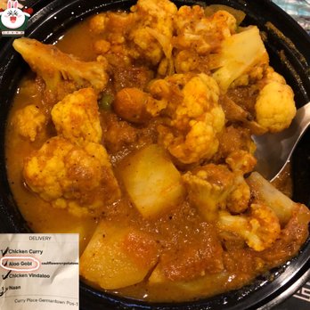 Curry Place - BroS supporting his local eats when possible - been doing so for months :) Yes to cauliflowers - Indian Near Me - Germantown, Maryland