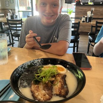Fujiya Ramen - Happy kid after Pokémon event walk - Ramen Near Me - Camas, Washington Fujiya Ramen - Happy kid after Pokémon event walk - Ramen Near Me - Camas, Washington