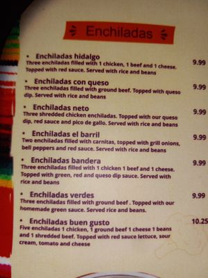 Menu photo 4 El Barril Taylor Ridge, IL