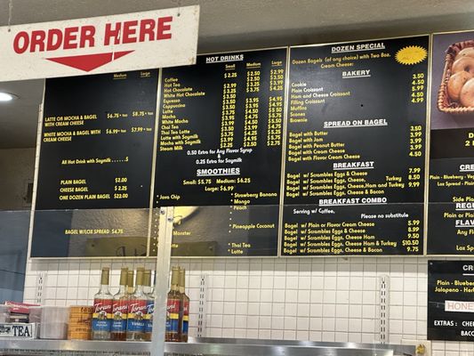 Menu photo 1 Main Street Bagels San Leandro, CA