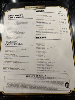 Menu photo 7 Reilly s Irish Pub Los Angeles, CA Menu photo 7 Reilly s Irish Pub Los Angeles, CA