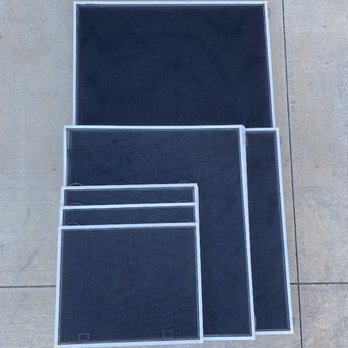 Pristine Solutions - Brand new freshly screened frames. - Window Washing Near Me