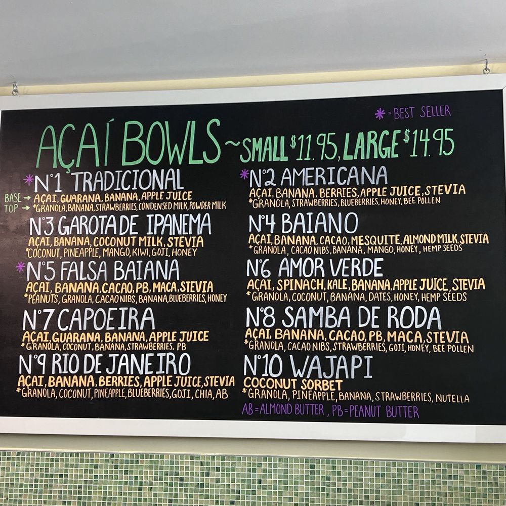 Sarava Açaí Café - Menu - Juice Bars & Smoothies Near Me - Wilton Manors, Florida Sarava Açaí Café - Menu - Juice Bars & Smoothies Near Me - Wilton Manors, Florida