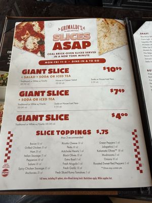 Menu photo 3 Grimaldi's Pizzeria Las Vegas, NV