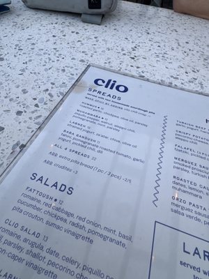 Menu photo 2 Clio Omaha, NE Menu photo 2 Clio Omaha, NE