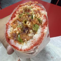 Hot Cheeto burrito