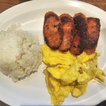 Eggs 'n Things - Portuguese sausage and scrambled eggs - American Near Me - Kapolei, Hawaii