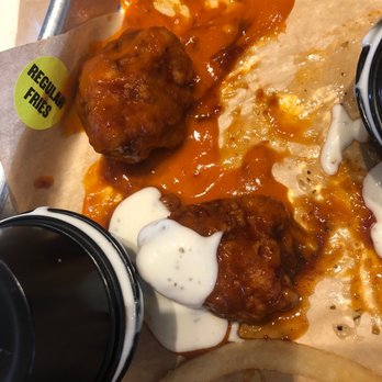Buffalo Wild Wings - asked for original buffalo and got bbq mixed with some kind of hot sauce - Sports Bars Near Me - Cullman, Alabama