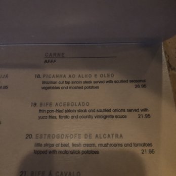 Samba Montclair - Menu - Brazilian Near Me - Montclair, New Jersey Samba Montclair - Menu - Brazilian Near Me - Montclair, New Jersey