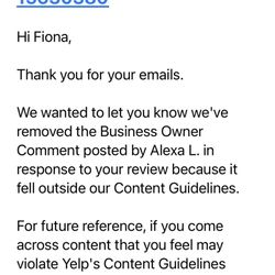 Pronto Tax & Financial Solutions - Reply was removed for not following guidelines.She is threatening and stalks me from different numbers to remove this review