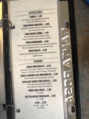 Menu photo 2 Ace's Restaurant Milton, FL Menu photo 2 Ace's Restaurant Milton, FL