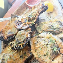 McElroy's Harbor House - Charbroiled oysters! Amazing!