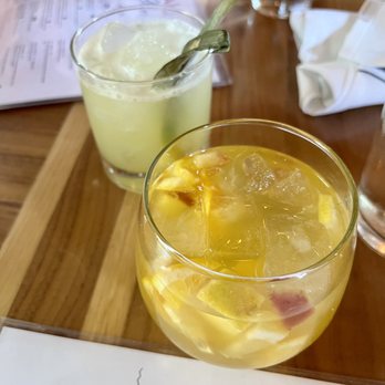 Gallo Blanco - Sangria in the foreground, Monchito in the back. - Mexican Near Me - Phoenix, Arizona