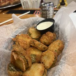 Jack’s Irish and Italian Pizza Pub - Have to try the fried pickles with house made dip !