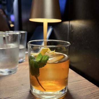 Indigo - Mint old fashioned - Cocktail Bars Near Me - San Francisco, California