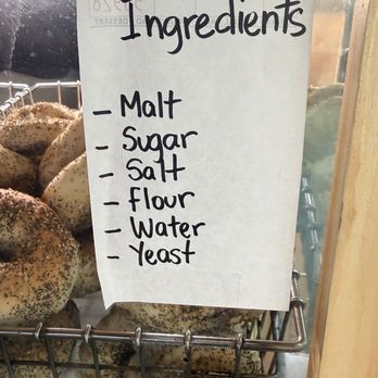 The Original NY Bagel - Bagel Ingredients - Bagels Near Me - Charlotte, North Carolina The Original NY Bagel - Bagel Ingredients - Bagels Near Me - Charlotte, North Carolina