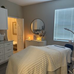 Inside Out Aesthetics & Wellness - Our private esthetician room at Inside Out Aesthetics & Wellness in Wesley Chapel for customized facials and advanced skin treatments.