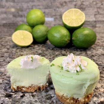 Cheesecakes by Cupcake - Key lime pie cheesecake bites. Perfect ratio of sweet and sour - Desserts Near Me Cheesecakes by Cupcake - Key lime pie cheesecake bites. Perfect ratio of sweet and sour - Desserts Near Me