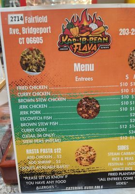 Menu photo 1 Karribean Flava Bridgeport, CT Menu photo 1 Karribean Flava Bridgeport, CT