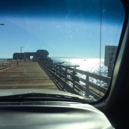 Driving on the pier