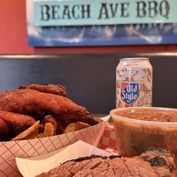 Wagyu Brisket + Smoked Fried Chicken + Pabst Old Style = Winner! Wagyu Brisket + Smoked Fried Chicken + Pabst Old Style = Winner!