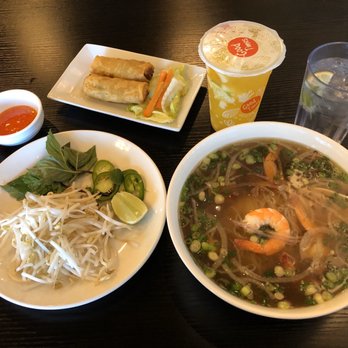 Pho Ngoc - Shrimp Pho, egg rolls, and soda lemonade. - Vietnamese Near Me - York, Pennsylvania Pho Ngoc - Shrimp Pho, egg rolls, and soda lemonade. - Vietnamese Near Me - York, Pennsylvania