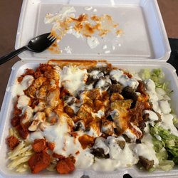 Zara Halal Food Cart - Combo Rice Platter
