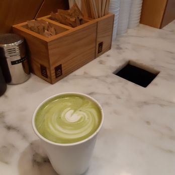 iQ - Macha latte, serves one size only - Coffee & Tea Near Me - Toronto, Ontario